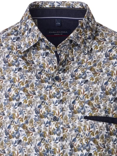 CASAMODA Casual Fit Heren Overhemd Met Print 454525900-300 - XL