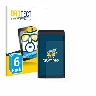 BROTECT - Screenprotector voor Vasco Translator Q1 - Folie Beschermfolie transparant 6 Stuks