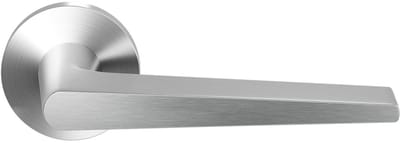 Deurkruk op rozet - RVS geborsteld - RVS - GPF - GPF2060.09.00 Piko Deurklink op ronde RVS, 50x8mm