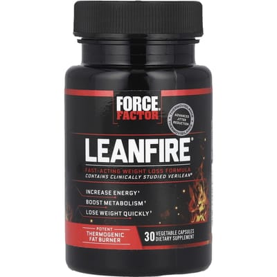Force Factor, LeanFire®, 30 Plantaardige Capsules