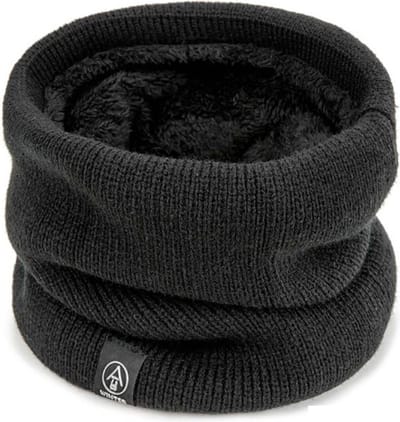 Nivard Nekwarmer - Dames - Fleece - Motor - Bandana - Masker - Colsjaal - Sjaal - Gewatteerd - Skiën - Warm - Herfst - Zwart