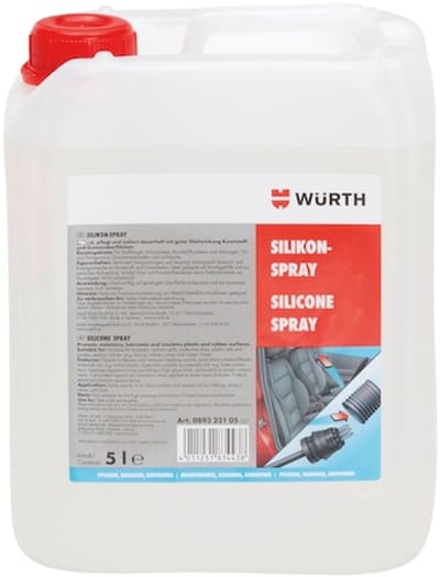 Wurth - Siliconenspray - Siliconenspray x 1 st Inhoud 5 l - Gevaar P210, P233, P273, P301 + P310, P331, P391