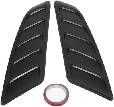 Dailygoods- Luchtventilatie Universele Motorkapventilatieopeningen - Louvre-ontwerp - Auto Modificatie - Warmteafvoer - Eenvoudig te installeren - Schokbestendig - Motorkapventilatie