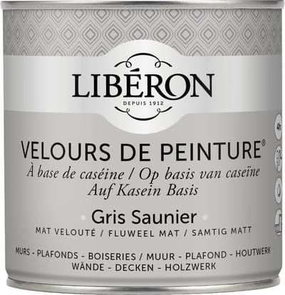 Liberon Velours De Peinture Muurverf - Mat - Gris Saunier - 0,5l