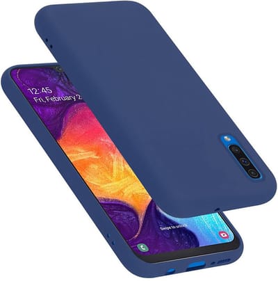 Cadorabo Hoesje geschikt voor Samsung Galaxy A50 4G / A50s / A30s in LIQUID BLAUW - Beschermhoes gemaakt van flexibel TPU silicone Case Cover