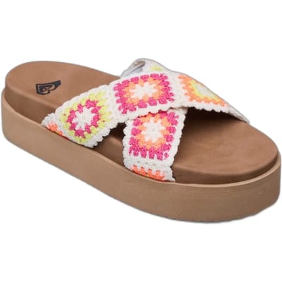 Roxy Syenna Hi 1 Sandalen Bruin,Wit EU 37 Vrouw