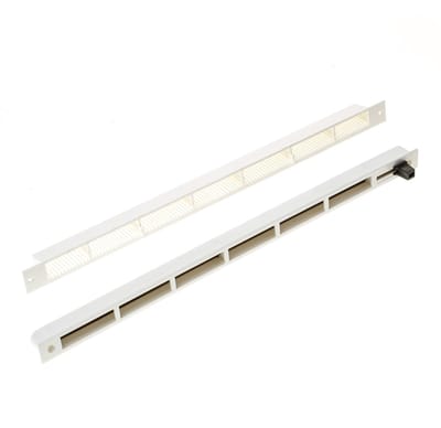 Ventilatierooster Fresh 31F wit compleet, 368-371x16-19x17mm (lxhxb)