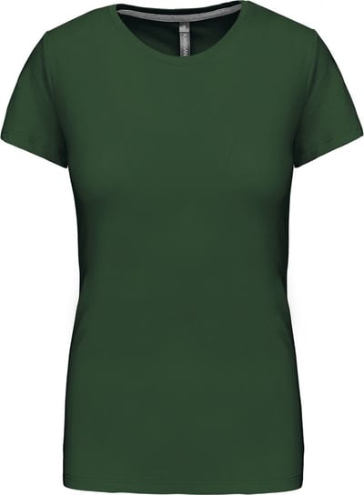 Kariban Dames t-shirt ronde hals korte mouwen K380 - Forest Green - M