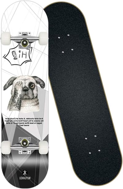 Skateboard Compleet - Beginnersboard Outdoor - Tricks Oefenen - 7-Laags Esdoorn Dek - 80 x 20 cm - Niet gespecificeerd