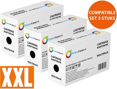Brother TN-2320,TN-2310 - Toner Zwart 3-pack - 15.600 pagina's totaal - Huismerk Compatible - Geschikt voor Brother DCP-L2500 Series Brother DCP-L2500D Brother DCP-L2520DW Brother DCP-L2540DN Brother DCP-L2560DW Brother DCP-L2700DW