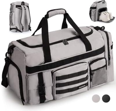 53L Sporttas voor Dames en Heren - Ruimtelijke Duffelbag met Schoenenvak en Waterdichte Compartment