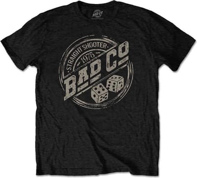 Bad Company - Straight Shooter Roundel Heren T-shirt - S - Zwart