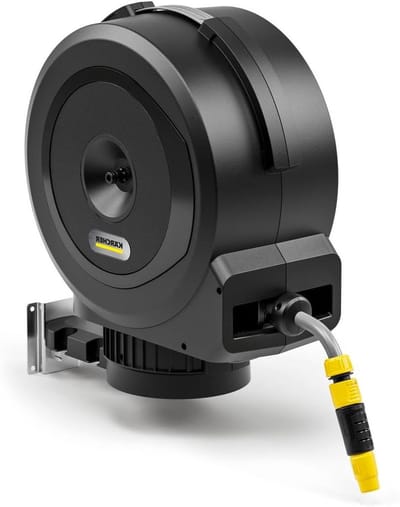 Slanghaspel - Slangbox - Tuin bewateren - Automatische terugrolfunctie - 15 meter slang - Zwart