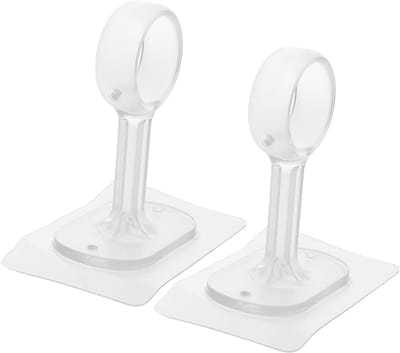 Gordijnroedes zonder boren - Zelfklevende haken - Eenvoudige installatie - Binnendecoratie - Set van 2