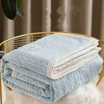 Koraal fluwelen deken Kantoor dutje deken Bank deken Quilt Herfst en winter Studentenhuis Eenpersoonsbed Laken 150*200cm