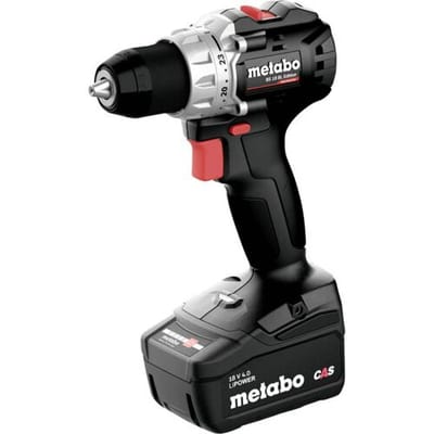 Metabo 613159900 Accu-schroefboormachine 18 V 4 Ah Li-ion Incl. accu, Incl. lader