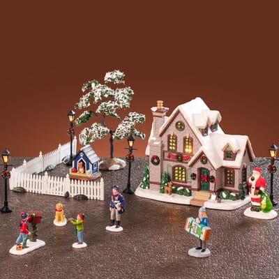 Lemax - White Christmas Set