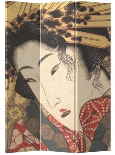 Fine Asianliving Japans Kamerscherm Oosters Scheidingswand B120xH180cm 3 Panelen Japanese Geisha