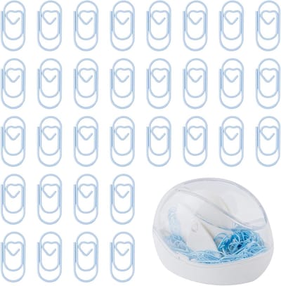 Ronde Magnetische Paperclips Houder voor Bureau, Handige Paperclip Dispenser, Desk Accessoires voor Organisatie en Efficiëntie