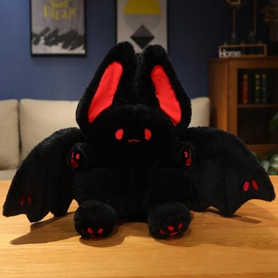 25cm Kawaii Halloween Vleermuis Konijn Pluche Speelgoed Vliegend Konijn Pluche Knuffels Knuffeldieren Poppen Verjaardagscadeaus Voor Kinderen Halloween Decoratie 25cm