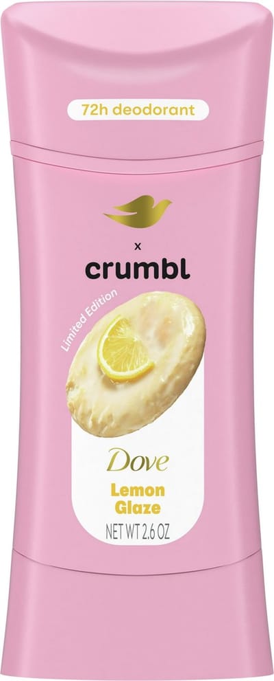 Dove x Crumbl Deodorant Stick Crumbl Lemon Glaze Aluminum Free - Deodorant zonder Aluminium