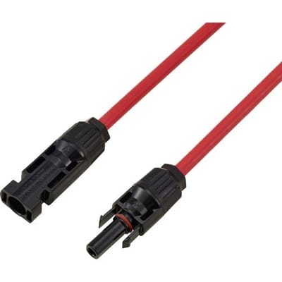 TRU COMPONENTS TC-13805744 Zonne-energie verlengkabel 6.0 mm² 30 A Kabellengte 2 m