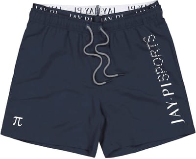 JAY-PI - Heren - Zwembroek beachwear elastische band - Mat nachtblauw - Maat L