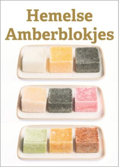 Amber blokjes - 10 stuks - Verrassing