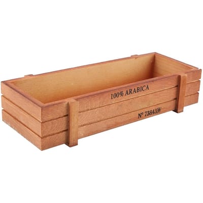 Vintage Houten Bloembak Succulenten Pot Rechthoekige Doos voor Thuis Desktop Opbergbak