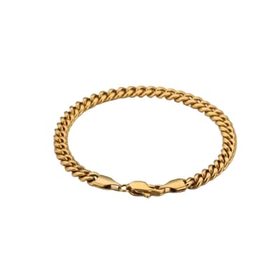 Livano Armband - Staal - Nep Zilver - Heren - Nep Goud - 15cm