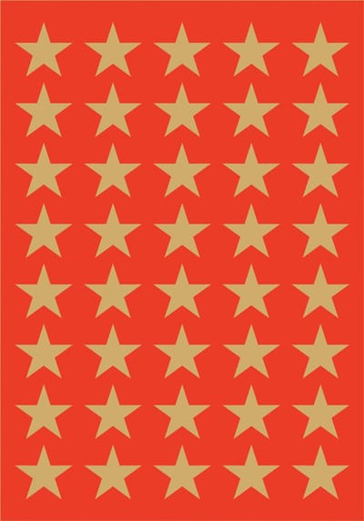 HERMA 3413 sticker Papier Goud Permanent 72 stuk(s)