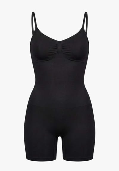 SNOCKS Shaping Bodysuit Dames – Corrigerend Ondergoed – Vormt Buik, Taille & Bovenbenen – Diepe Rugdecolleté – Verstelbare Bandjes – Comfortabel & Ademend – 1 Stuk