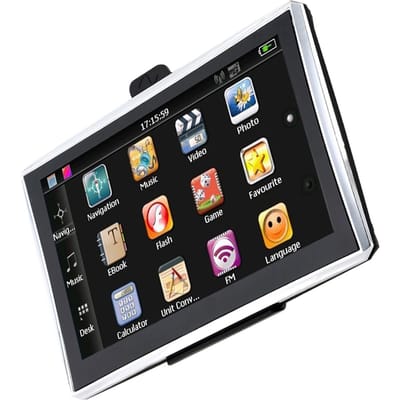 7   HD Touchscreen Draagbare GPS-Navigator 128MB RAM 4GB ROM FM MP3 Video Afspelen Auto Entertainment zwart