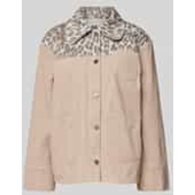 Cordjack met dierenprint