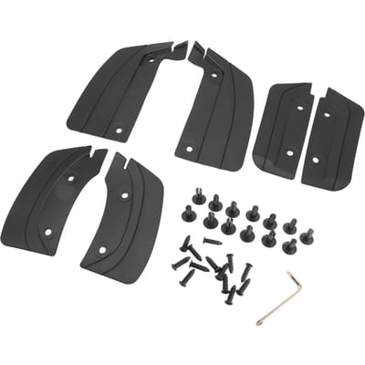 6 Stuks Auto Spatlappen PVC Wiel Spatlap Modderkap Spatlappen Set Vervanging voor Tesla Model 3 2018 tot 2023 gray