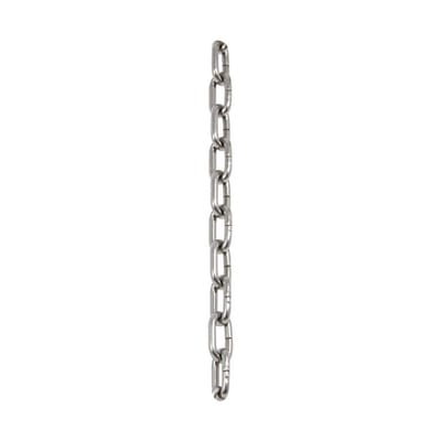 Gewichtketting zilver L:3650 Schakellengte: 18,4 Ø 12,7,,