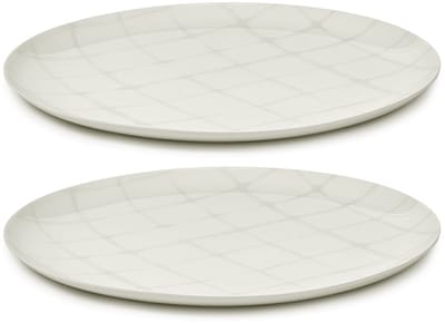 Serax - Zuma Bord van Kelly Wearstler, Ø 33 cm, Zout / wit (set van 2)