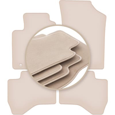 PREMIUM beige vloermatten voor: Peugeot 108 hatchback 2014-