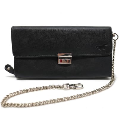 Safekeepers Kelnerbeurs - Horeca Portemonnee - Waiter Wallet - Echt Leer - Zwart