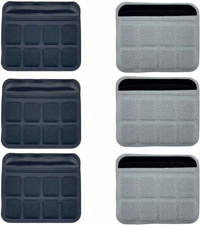 Set van 6 zachte kinkussens voor fiets- en motorhelmen