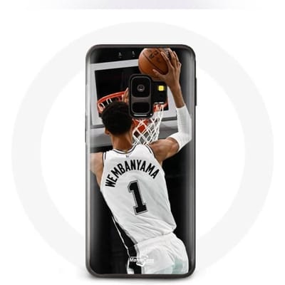 Samsung Galaxy S9 hoesje Victor Wembanyama #1 San Antonio Spurs Dunk