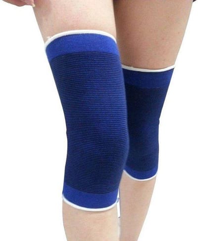 Jumada's Kniebandage/Kniebrace/Kniekous - Maat Large - Blauw