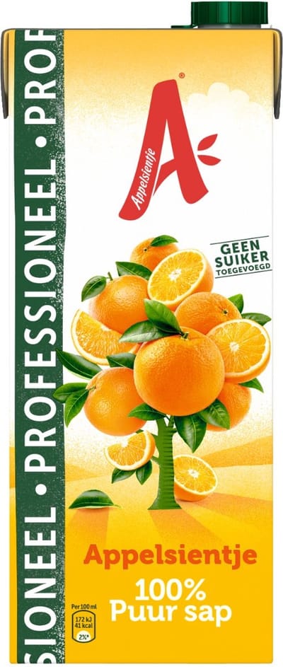Appelsientje Sinaasappelsap professioneel 8 pakken x 1 lliter