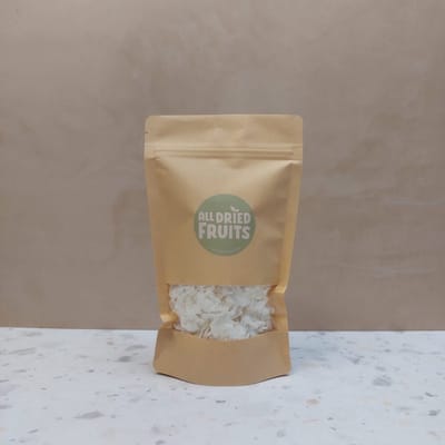 All Dried Fruits - Gedroogde kokosrasp grof - Gedroogde fruitsnack - zakje 100g
