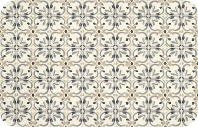 WC mat 80x50 cm - Antislip - Floraal - Patroon - Kleurrijk - Toiletmat - Vloermat - Douchemat - Toilet tapijt - Toiletmatten