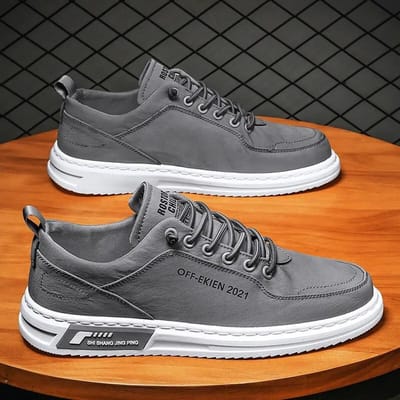 Heren Canvas Schoenen IJszijde Casual Sneakers Heren Ademende Wandel Flats Nieuwe Instappers Zacht Licht Gevulkaniseerde s 39 white