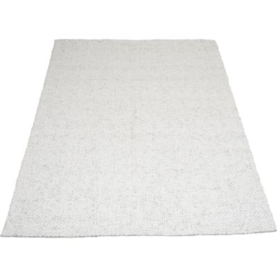 Vloerkleed Adige Sand - 240 x 340 cm - Handgeknoopt Wollen Design Vloerkleed in Scandinavische / Japandi Stijl
