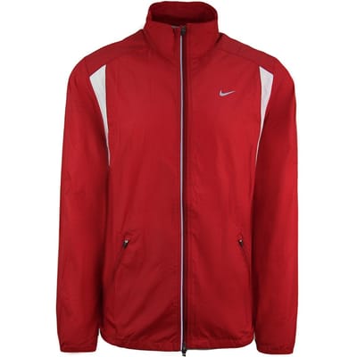 Nike Logo Lange Mouw Zip Up Rood Heren Lichtgewicht Jas 320829 648
