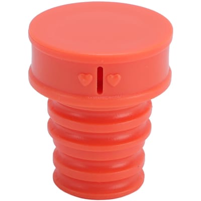 Tête de Douche à Pulvérisation de Bouteille Portable Légère Pulvérisateur d'Eau Accessoire de Bouteille avec 4 pièces en Silicone orange