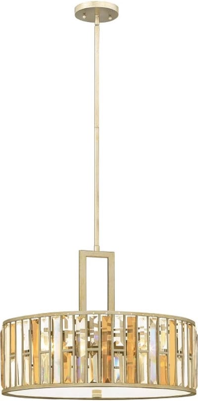 Hinkley LED Hanglamp Gemma | 3X E27 Max 60W | Dimbaar | Silver Leaf